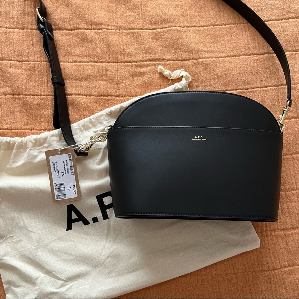 A.P.C. Elegant Black Crossbody Bag